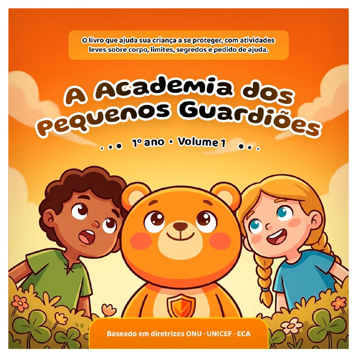 Capa do volume 1 da coleção Coragi — 1º ano