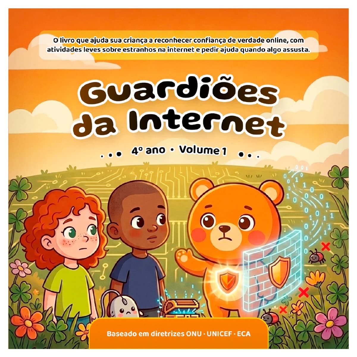 Capa da coleção Coragi para o 4º ano