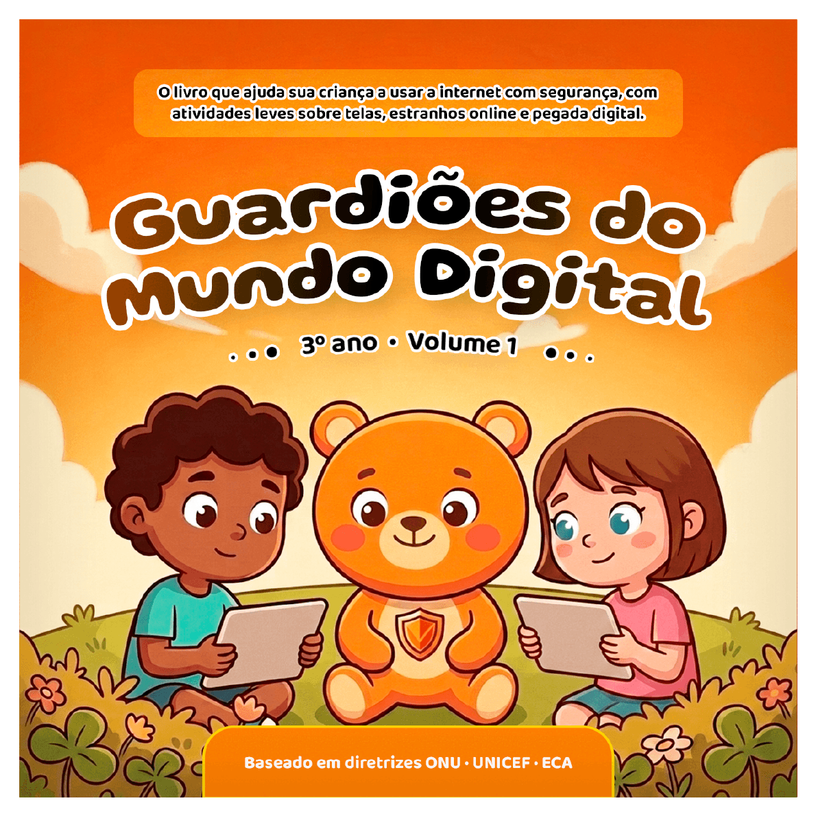 Capa atual de um livro da coleção Coragi, 3