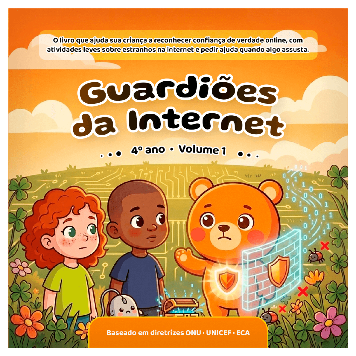 Capa atual de um livro da coleção Coragi, 3